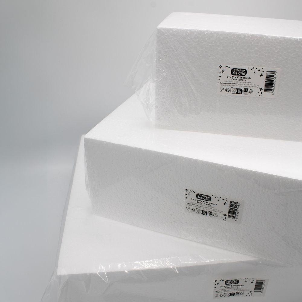 Simply Making 5" Deep Rectangle Cake Dummy