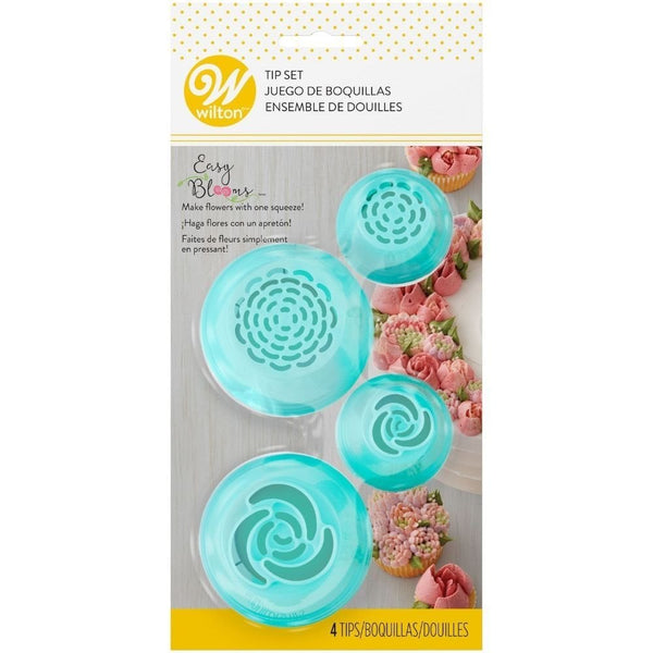 Wilton Easy Blooms Decorating Tip Set of 4
