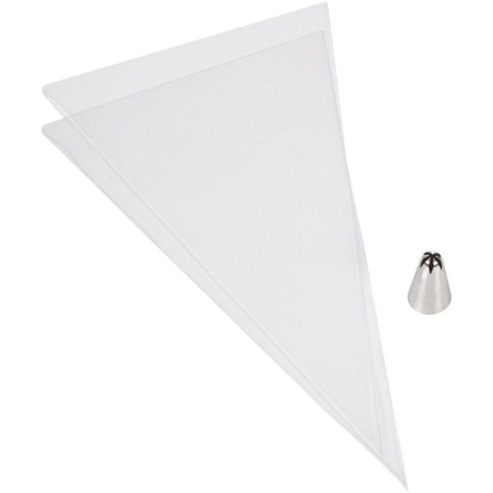 Wilton No.2D Drop Flower Decorating Tip Set of 3