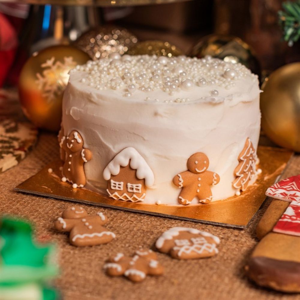 Culpitt Gingerbread Village Edible Sugar Toppers Set Of 12