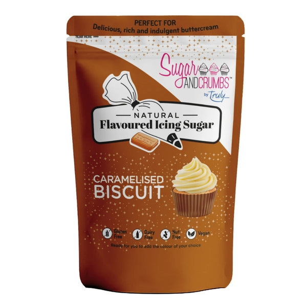 Sugar & Crumbs Caramelised Biscuit - Natural Flavoured Icing Sugar 500g