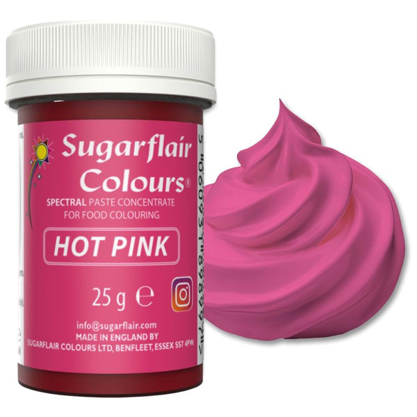 Sugarflair Hot Pink - Spectral Paste Concentrate Food Colouring 25g