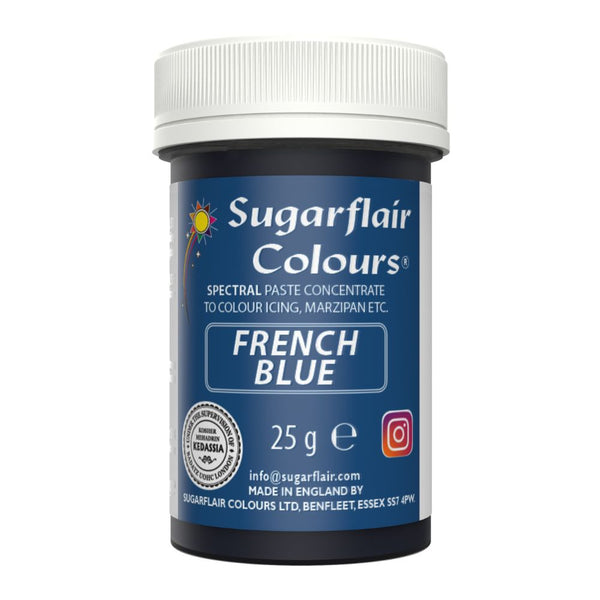 Sugarflair French Blue - Spectral Paste Concentrate Food Colouring 25g