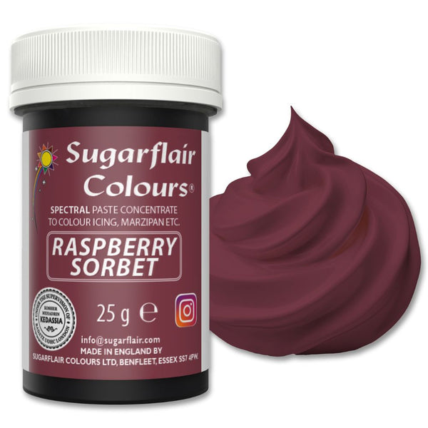 Sugarflair Raspberry Sorbet - Spectral Paste Concentrate Food Colouring 25g
