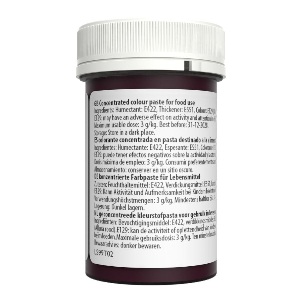 Sugarflair Red Blossom - Spectral Paste Concentrate Food Colouring 25g