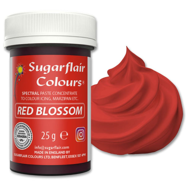 Sugarflair Red Blossom - Spectral Paste Concentrate Food Colouring 25g