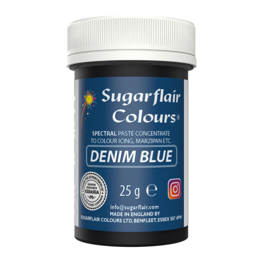Sugarflair Denim Blue - Spectral Paste Concentrate Food Colouring 25g