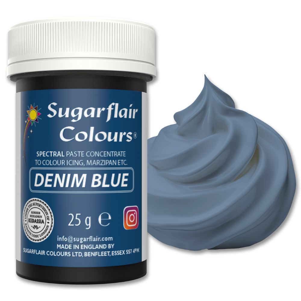 Sugarflair Denim Blue - Spectral Paste Concentrate Food Colouring 25g