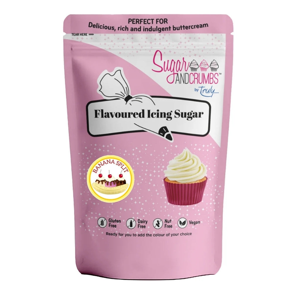 Sugar & Crumbs Banana Split - Flavoured Icing Sugar 500g