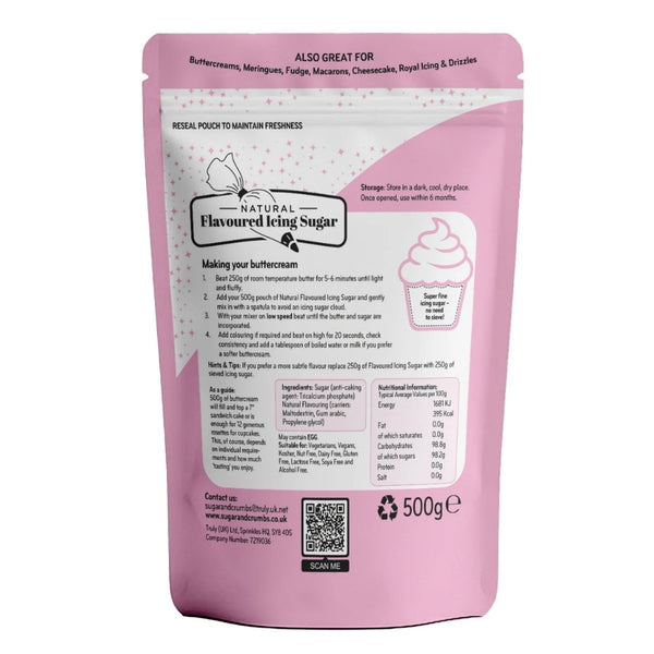 Sugar & Crumbs Coffee - Natural Flavoured Icing Sugar 500g