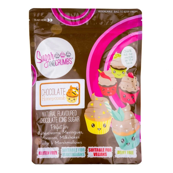 Sugar & Crumbs Chocolate Honeycomb Icing Sugar 500g
