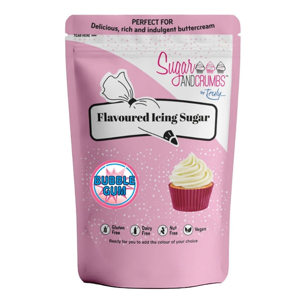 Sugar & Crumbs Bubblegum - Flavoured Icing Sugar 500g