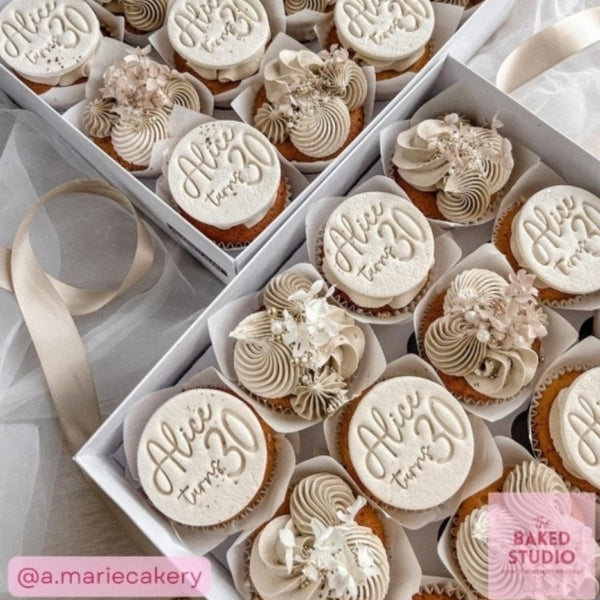 The Baked Studio Natural, Latte, Nude & White Deluxe Mixed Dried Flower Box