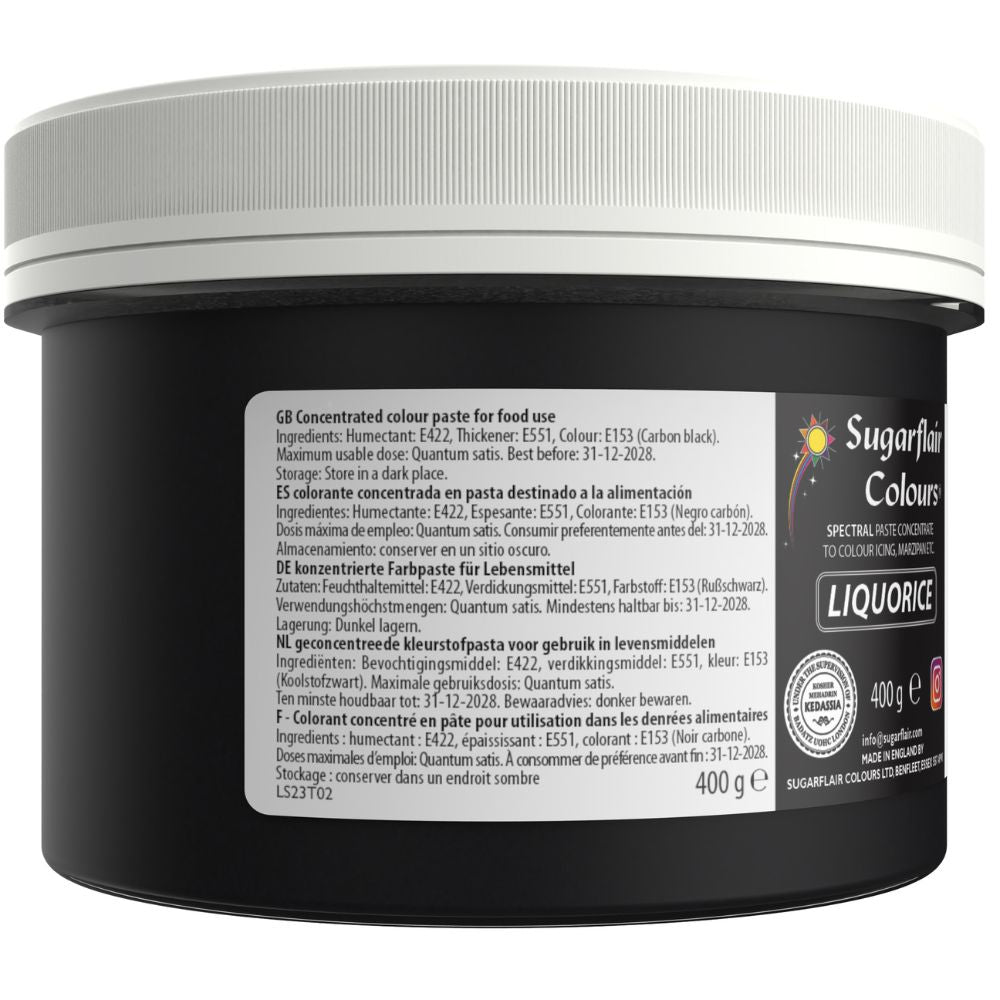 Sugarflair Liquorice - Spectral Paste Concentrate Food Colouring