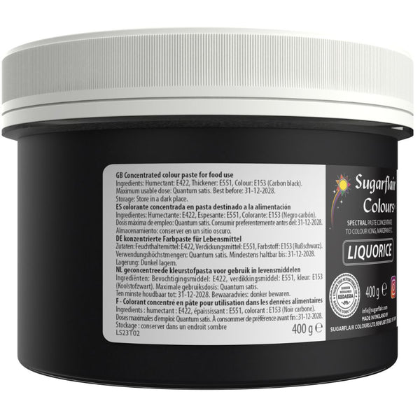 Sugarflair Liquorice - Spectral Paste Concentrate Food Colouring