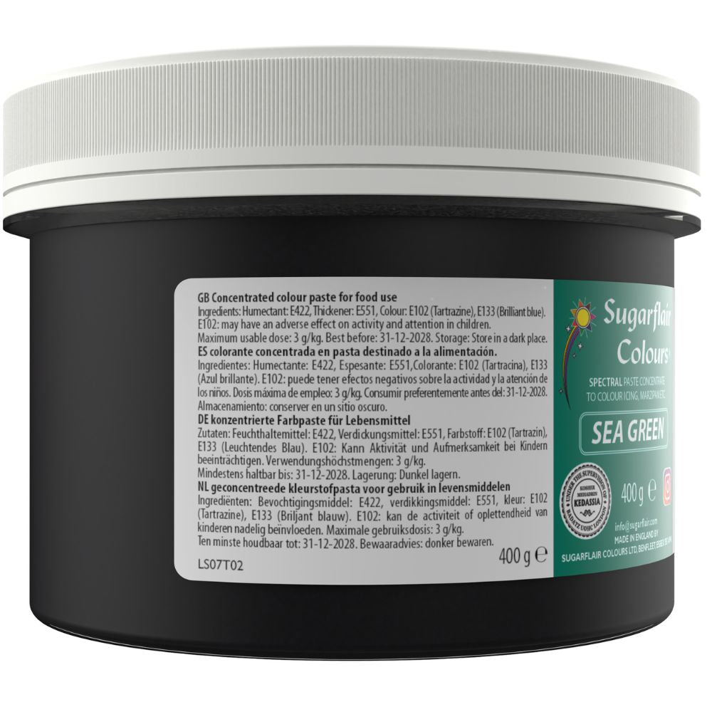Sugarflair Sea Green - Spectral Paste Concentrate Food Colouring