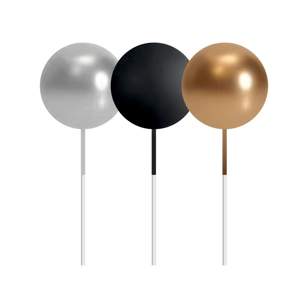 Simply Making Metallic Gold & Silver & Black Decorative Ball Set