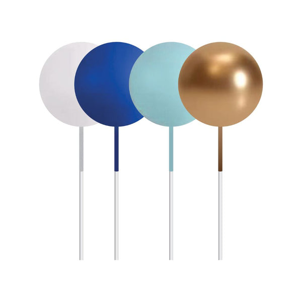 Simply Making Blue Ombre & Gold Decorative Ball Set