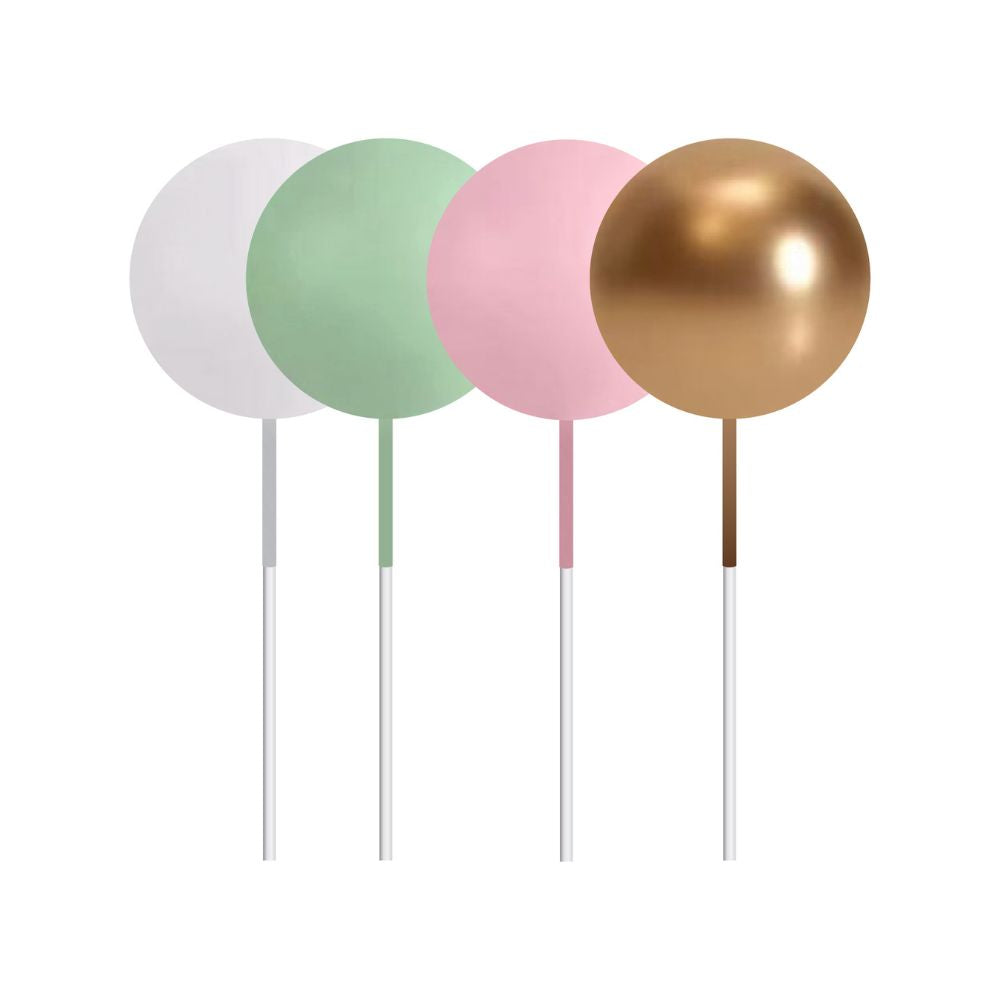 Simply Making Pastel Pink & Green & Gold Decorative Ball Set