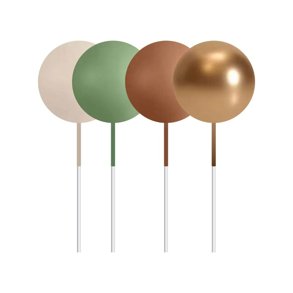 Simply Making Earthy Tones & Gold Decorative Ball Set