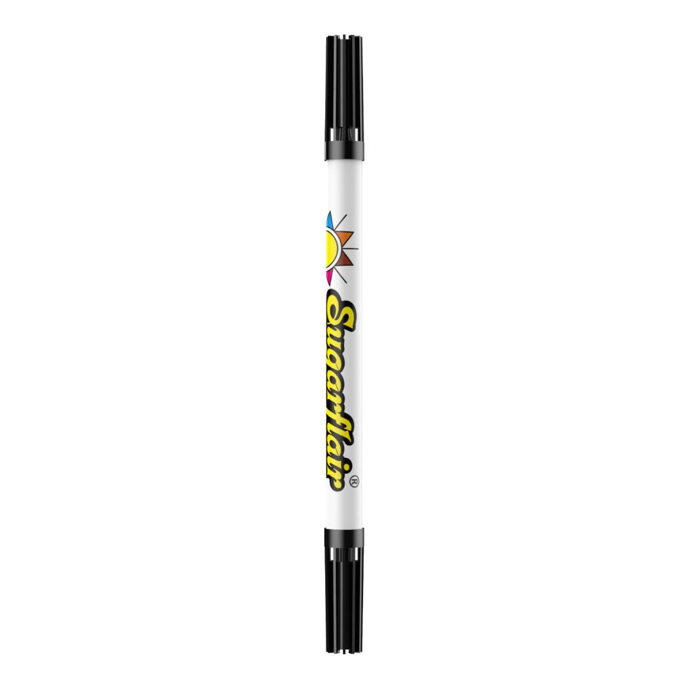 Sugarflair Black - Sugar-Art Dual Nib Edible Food Pen