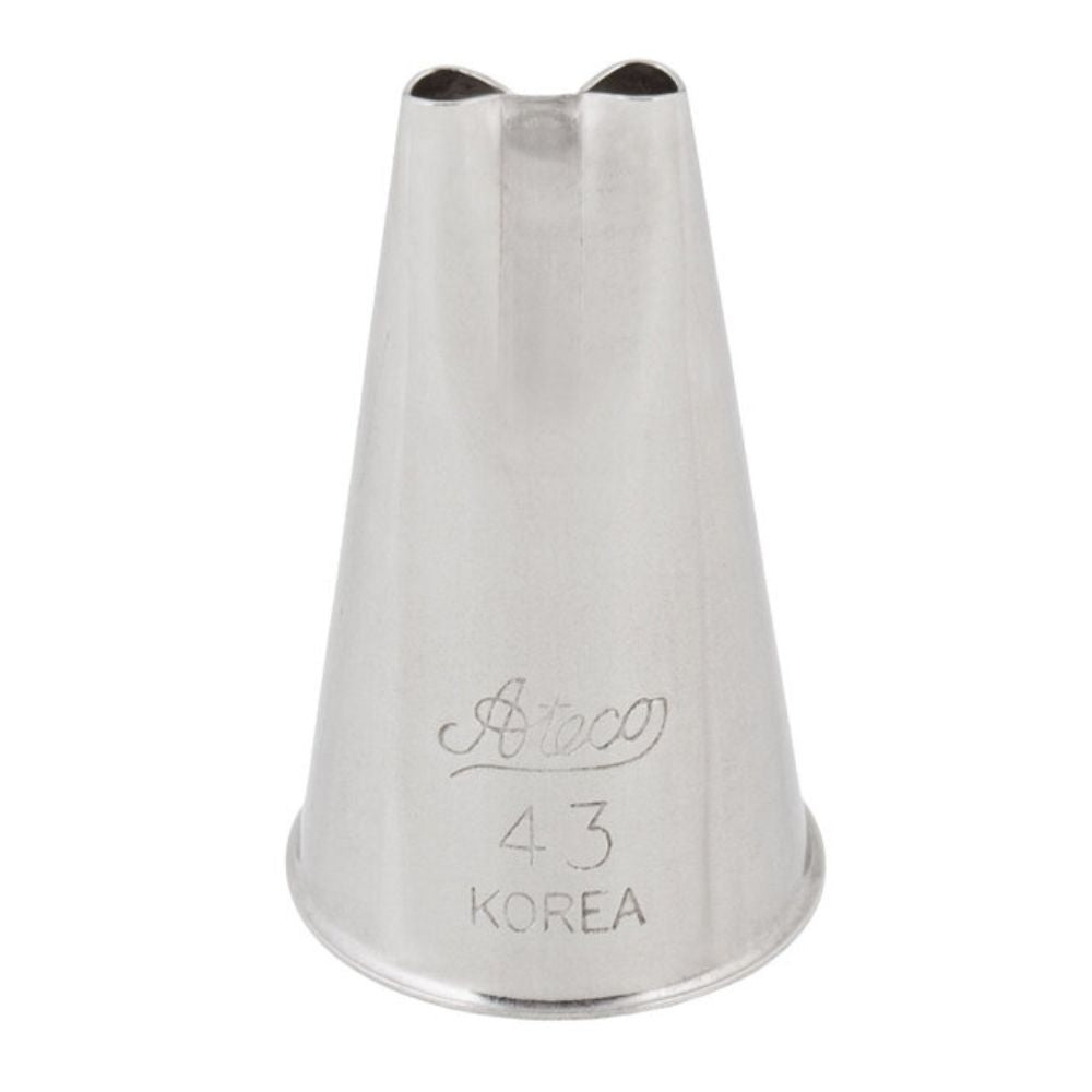 Ateco No.43 Two Hole Metal Piping Nozzle