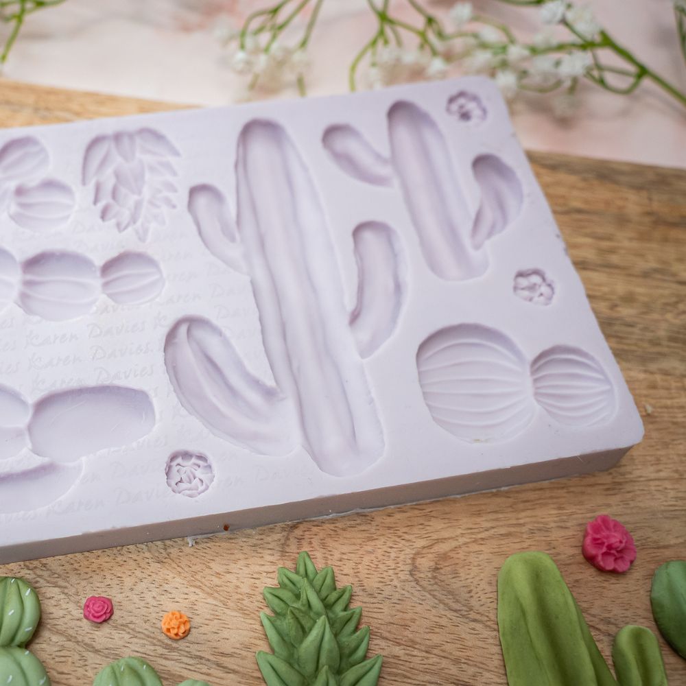 Karen Davies Cactus Silicone Mould