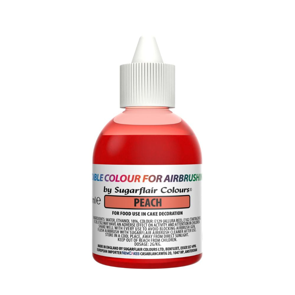 Sugarflair Peach - Airbrush Colour 60ml