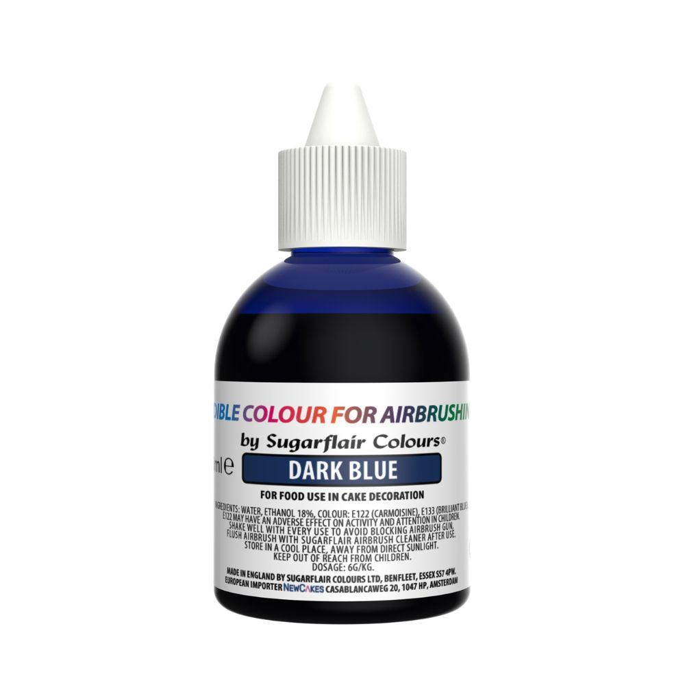Sugarflair Dark Blue - Airbrush Colour 60ml