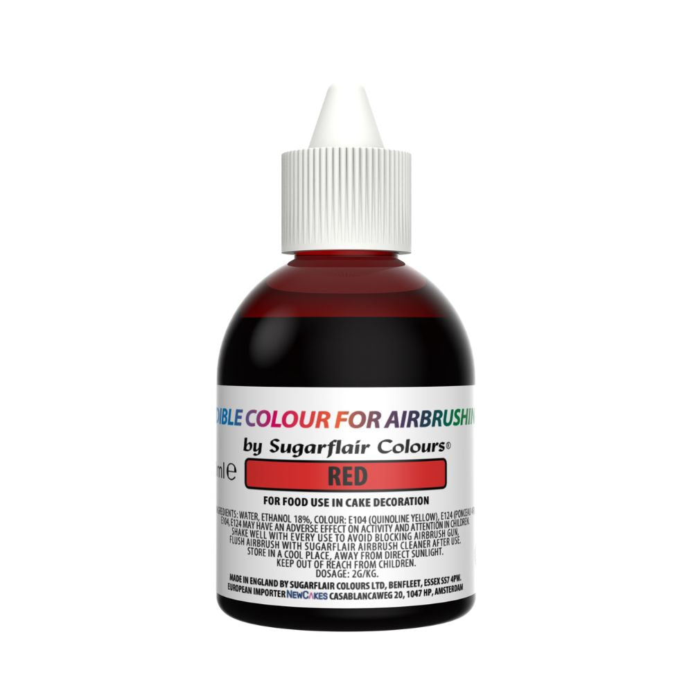 Sugarflair Red - Airbrush Colour 60ml