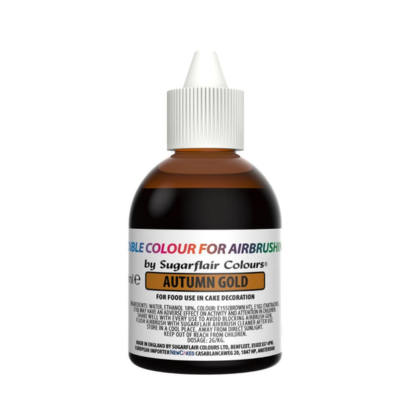 Sugarflair Autumn Gold - Airbrush Colour 60ml