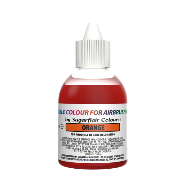Sugarflair Orange - Airbrush Colour 60ml