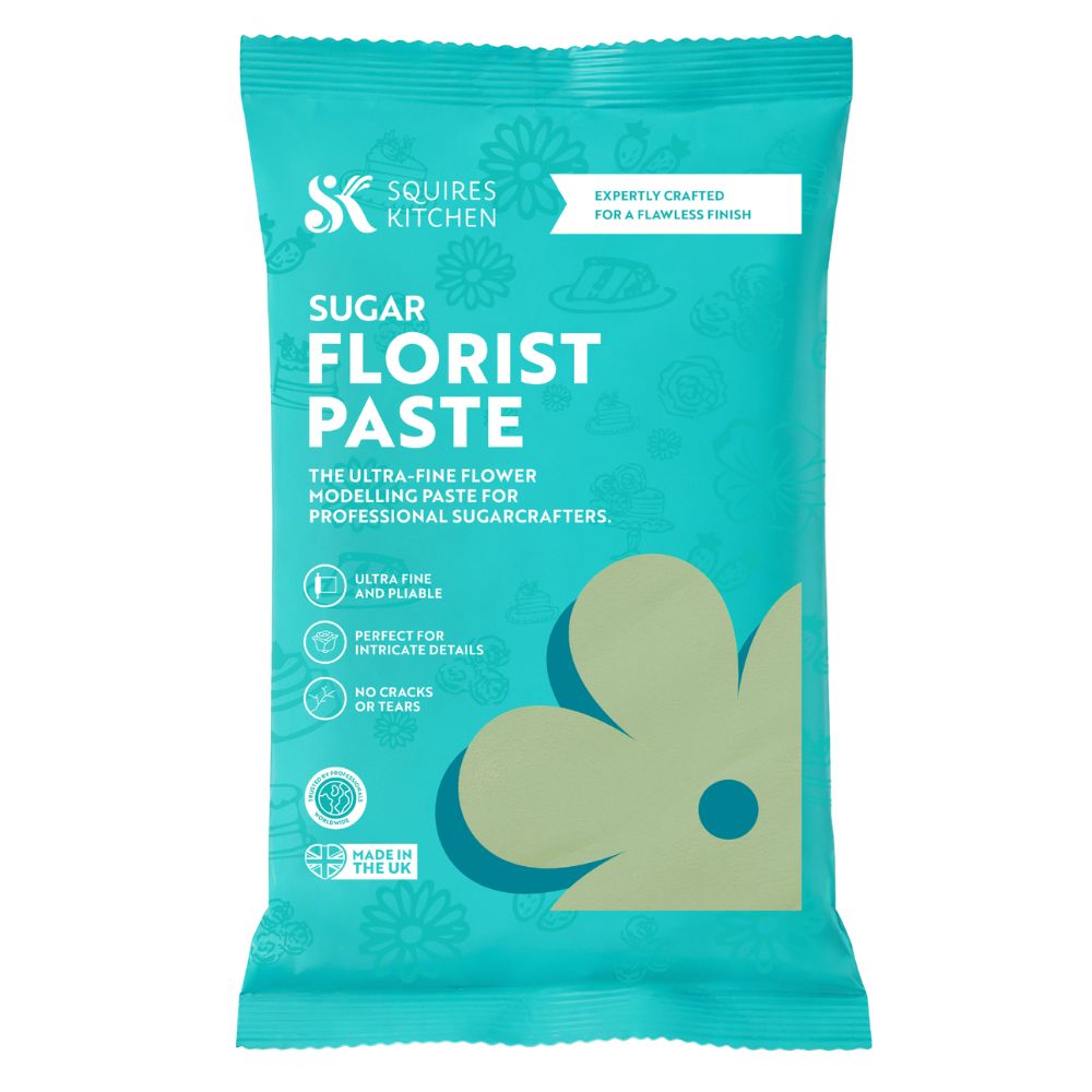 Squires Kitchen Pale Green Sugar Florist Paste 250g