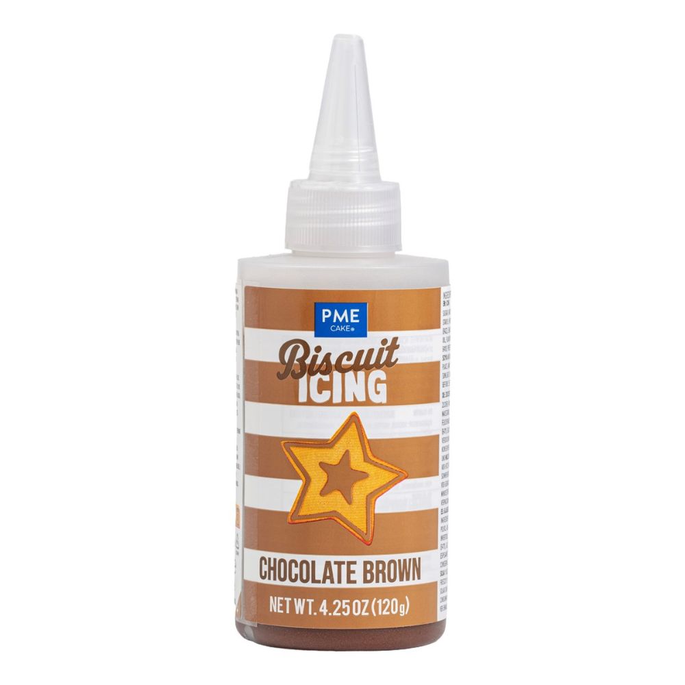 PME Chocolate Brown Biscuit Icing 120g