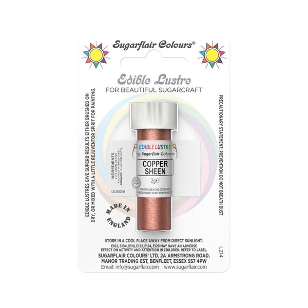 Sugarflair Copper Sheen - Edible Lustre Dust 2g