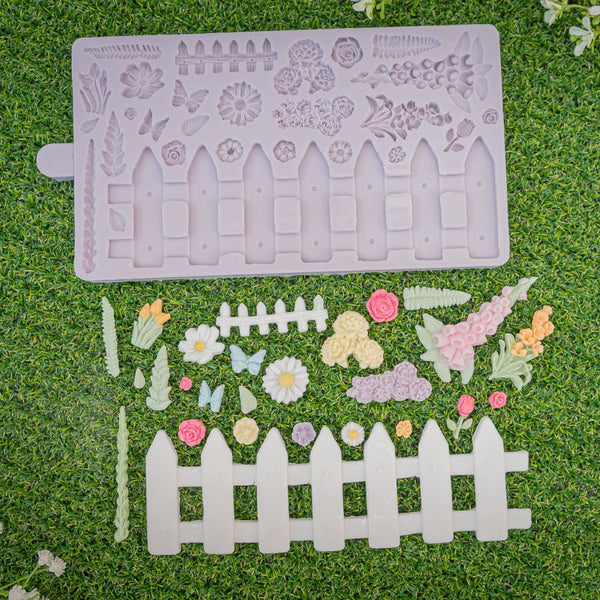 Karen Davies Country Garden Silicone Mould