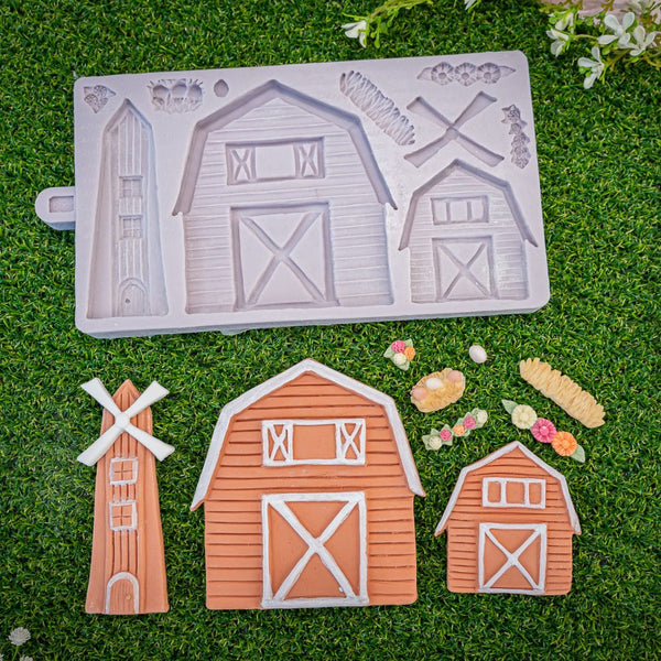 Karen Davies Meadow Barn Silicone Mould