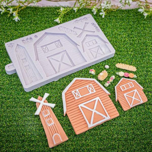 Karen Davies Meadow Barn Silicone Mould