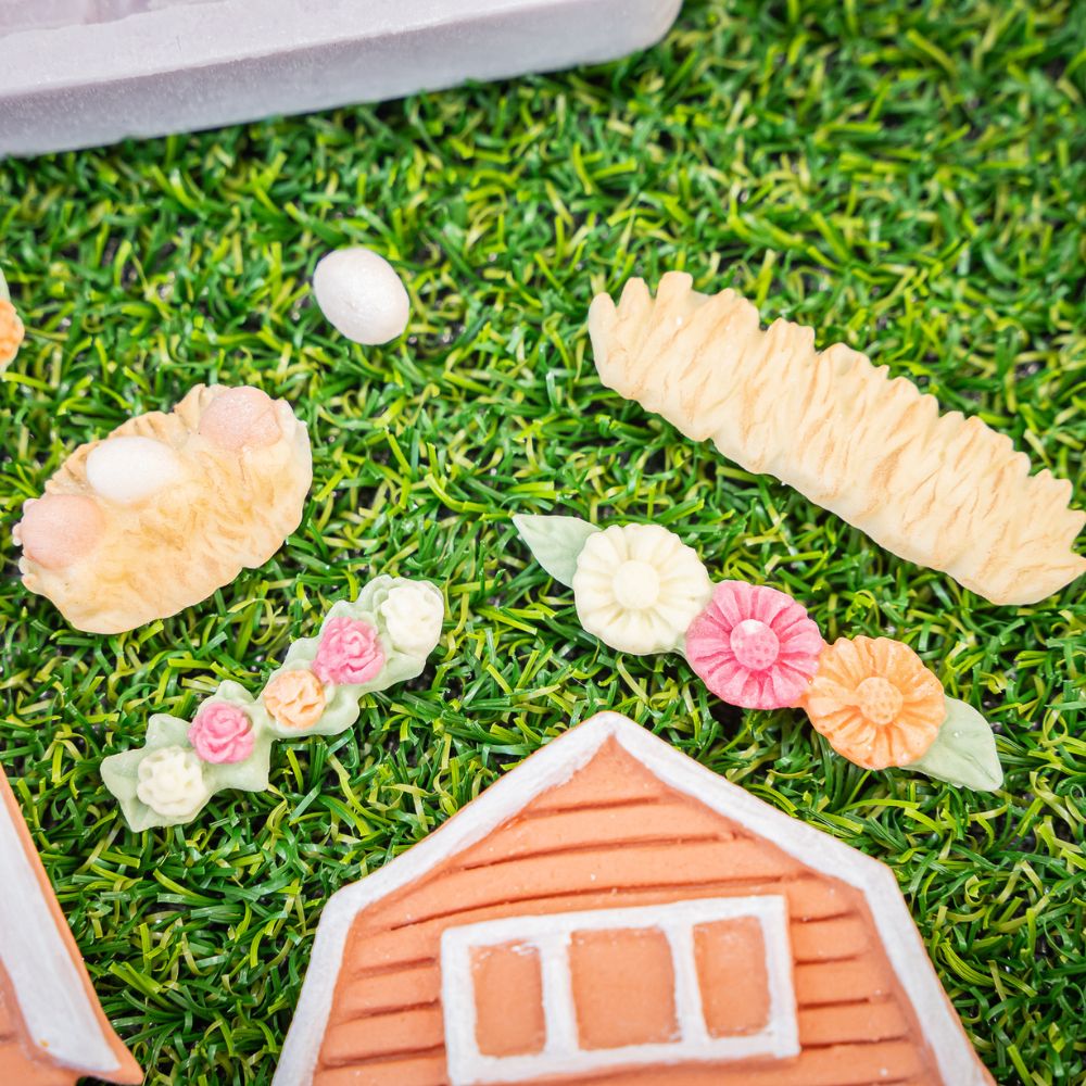 Karen Davies Meadow Barn Silicone Mould