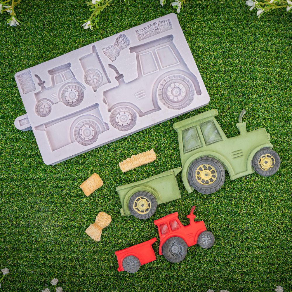Karen Davies Meadow Tractor Silicone Mould