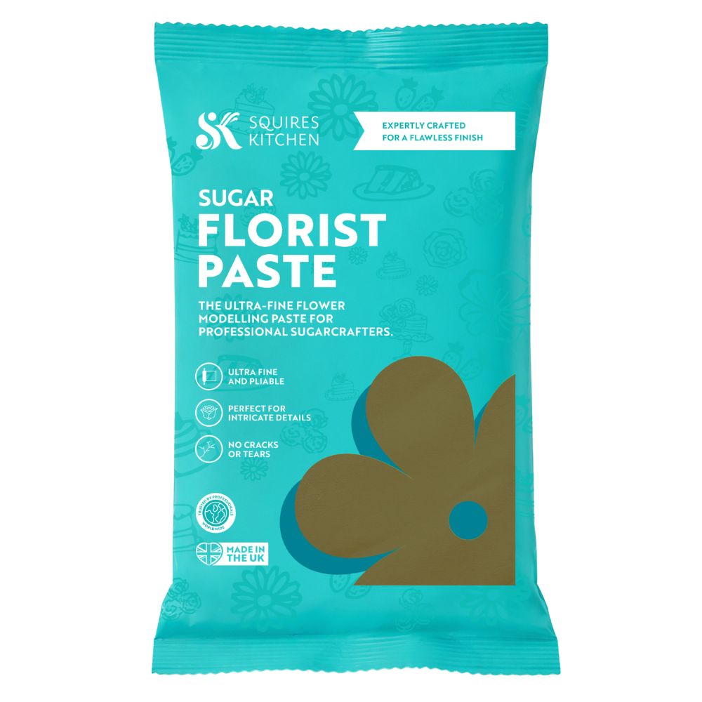 Squires Kitchen Holly & Ivy Sugar Florist Paste 250g