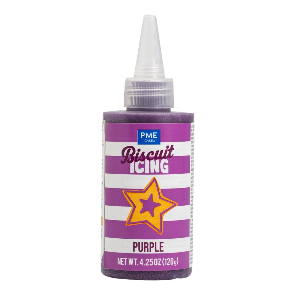 PME Purple Biscuit Icing 120g
