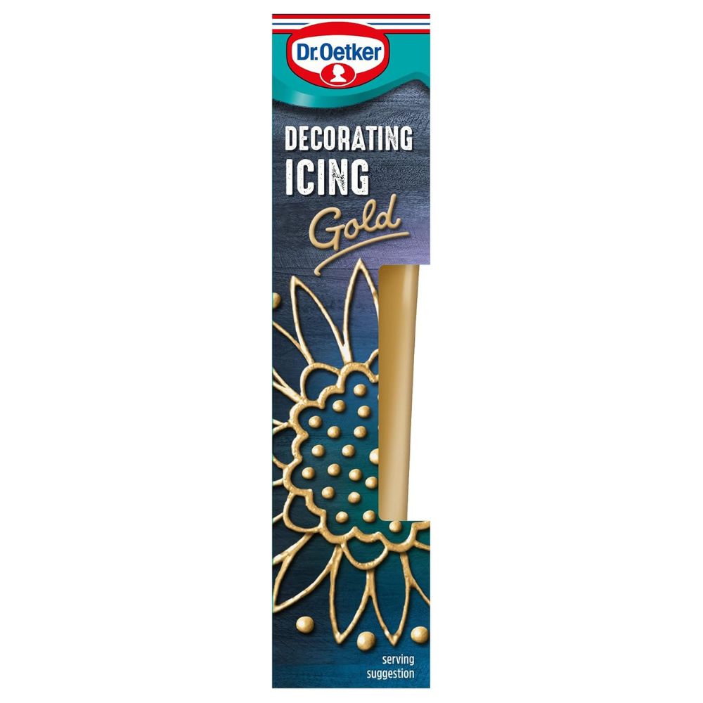 Dr. Oetker Gold Decorating Icing Tube 50g