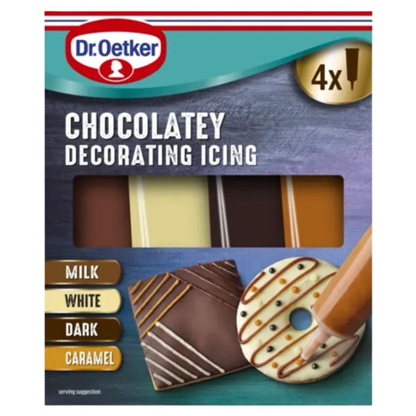 Dr. Oetker Chocolatey Decorating Icing Tubes 76g