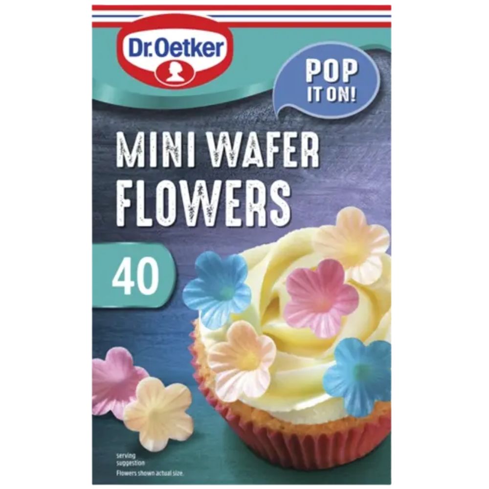 Dr. Oetker Mini Wafer Flowers x 40