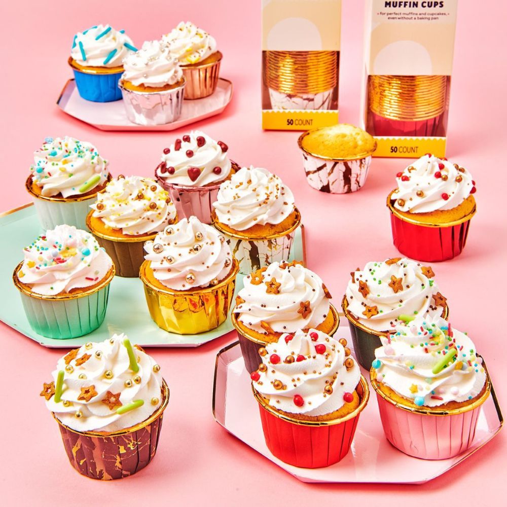 Wilton Aqua Muffin Cups x 50