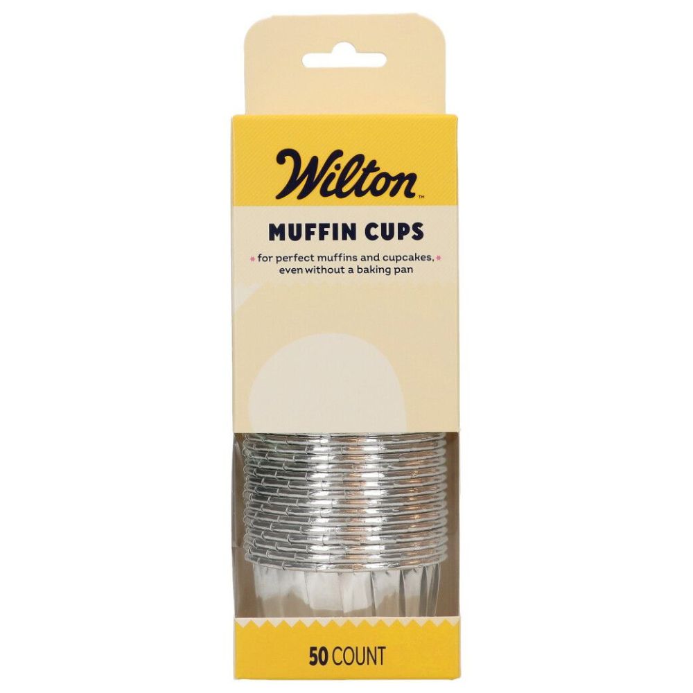 Wilton Silver Muffin Cups x 50
