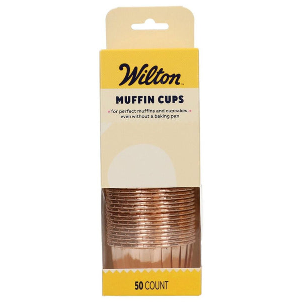 Wilton Vintage Gold Muffin Cups x 50