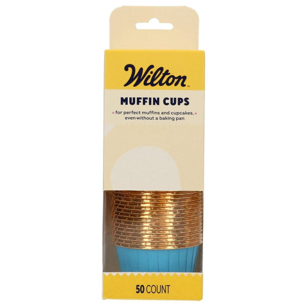 Wilton Blue Muffin Cups x 50