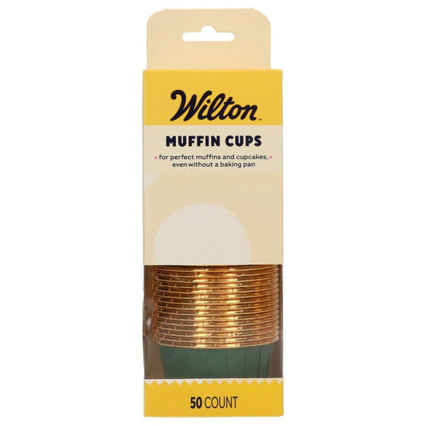Wilton Dark Green Muffin Cups x 50